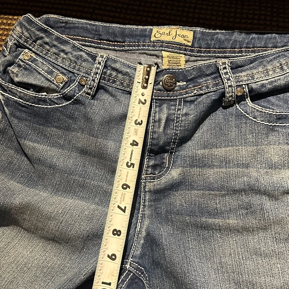Earl Jean Classic Blue Denim Bootcut Jeans